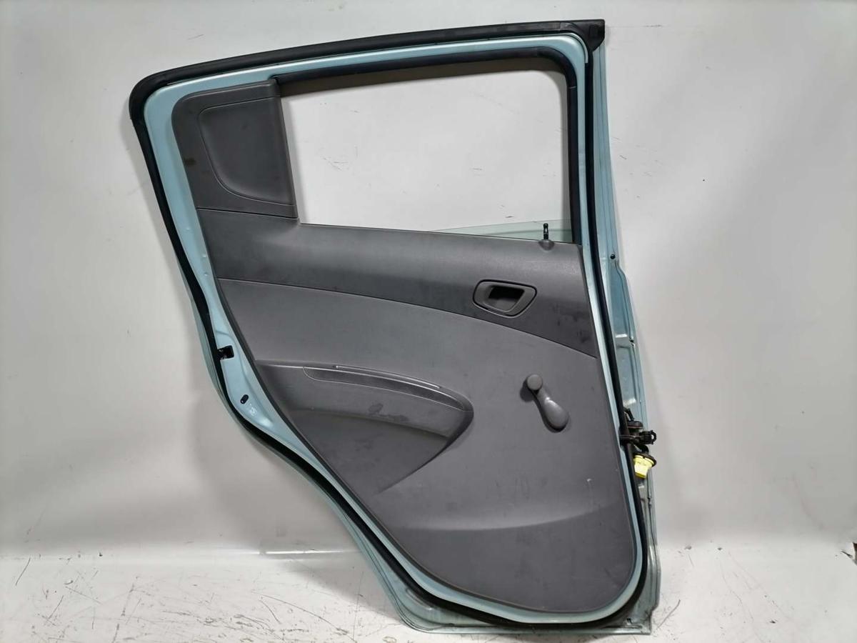 Chevrolet Spark original T&uuml;r hinten links GJS Ice Teal Rohbau Bj.2012